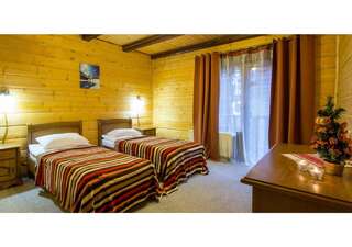 Отель Eco Hotel Bungalo Буковель Стандартный двухместный номер с 2 отдельными кроватями-4